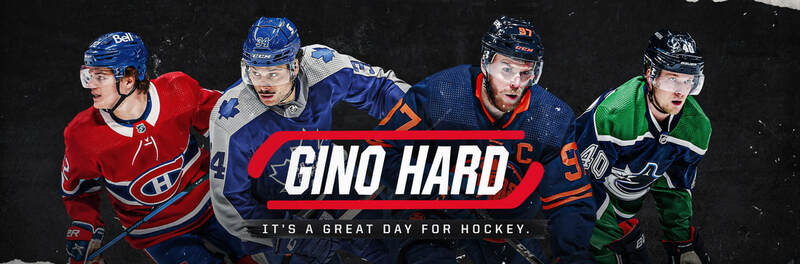 Gino Hard's banner and logo