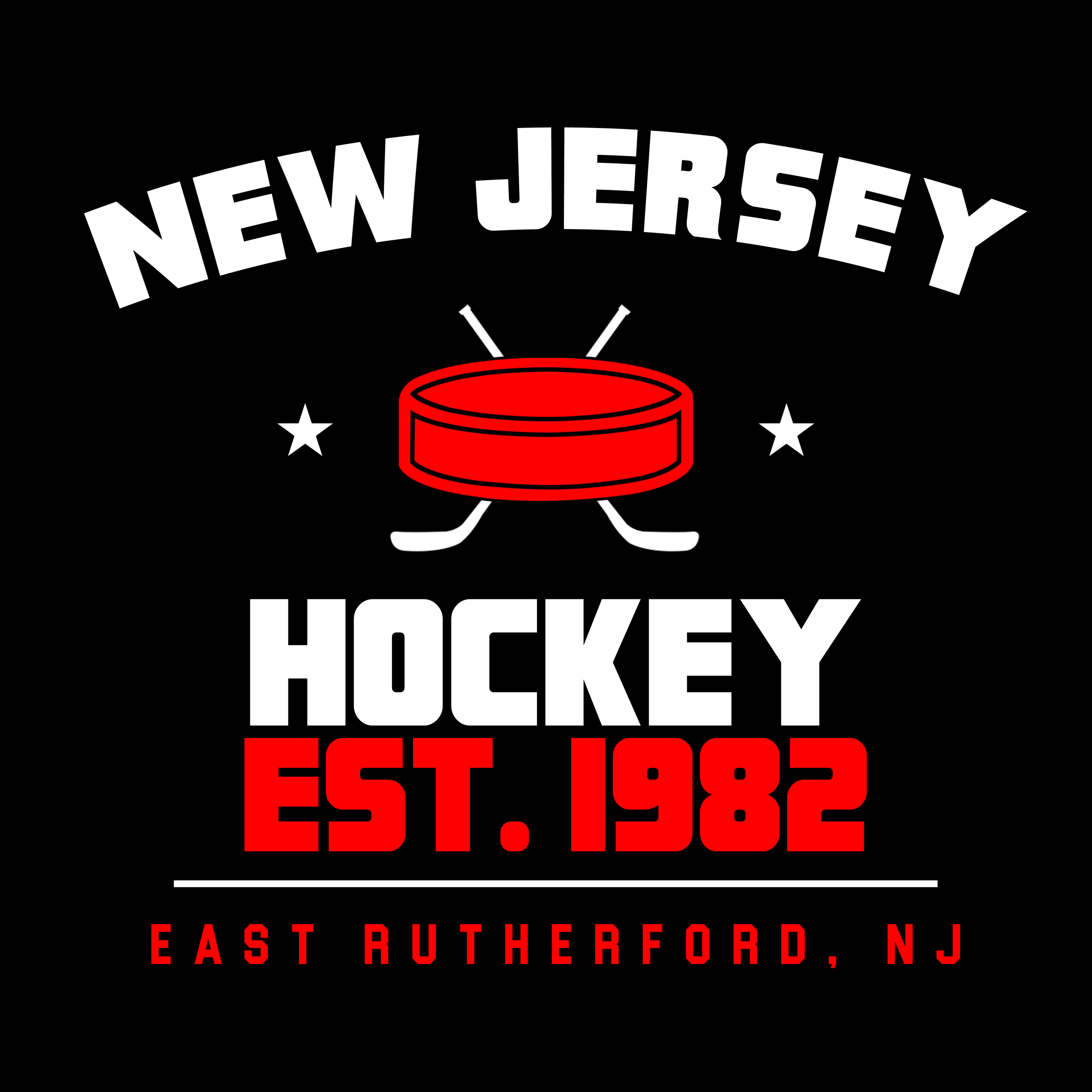 New Jersey 1982 Hockey Jersey Red